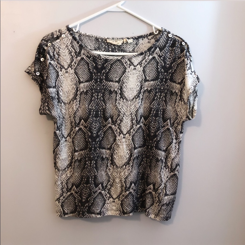 Snakeskin Print Tshirt